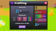 Crafting recipe for 67 (Image via Roblox)